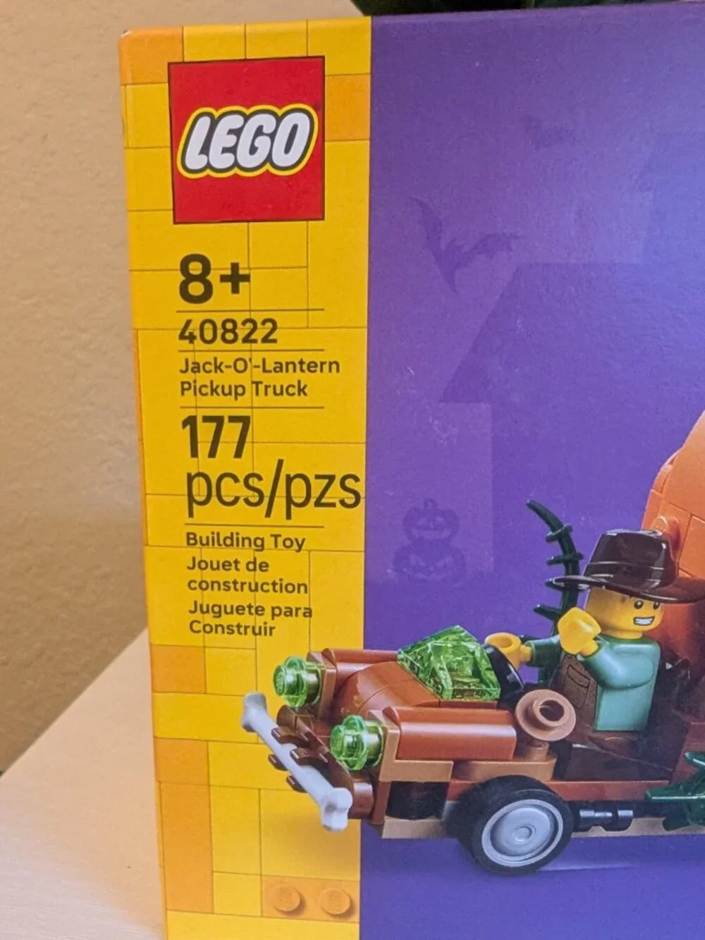 LEGO Halloween Jack-O’-Lantern Pickup Truck 40822 NIB 177 Pieces